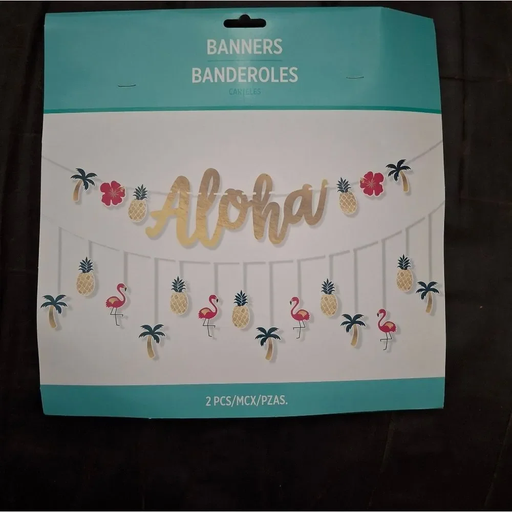 ALOHA Party Theme Banner